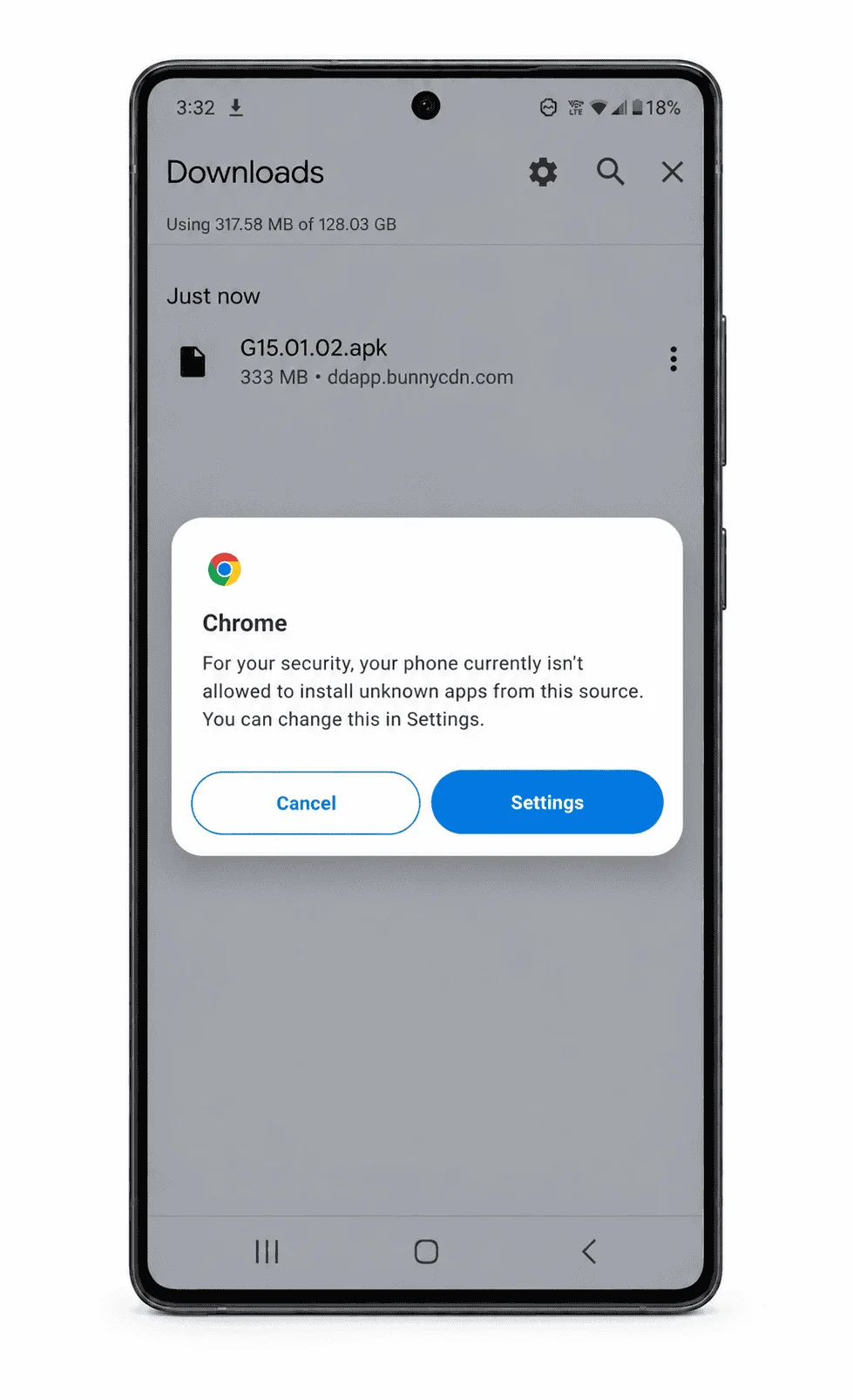 install unknown app setting