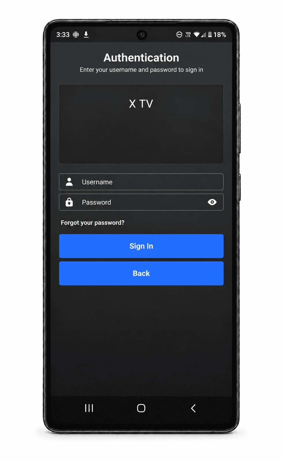 login to your account