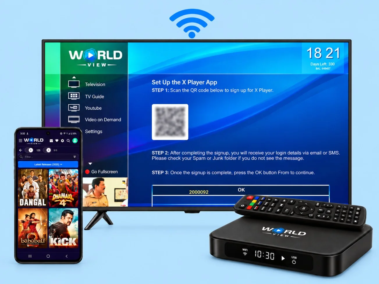 Buy Indian Set Top Box in Australia worldview-hd-box